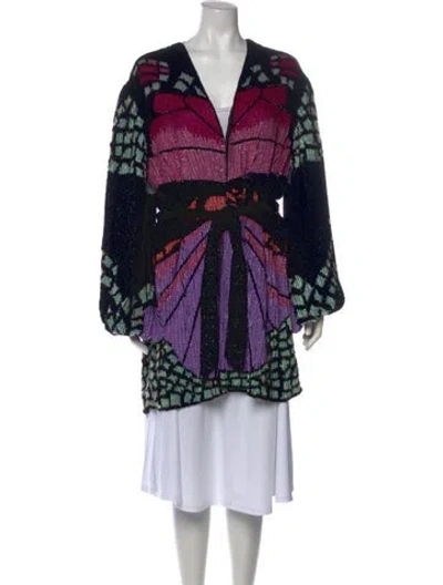 Pre-owned Retroféte Printed Mini Dress In Multi