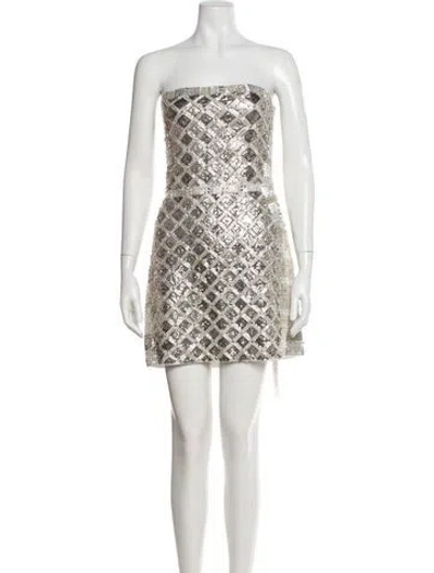 Pre-owned Retroféte Printed Mini Dress In Multi