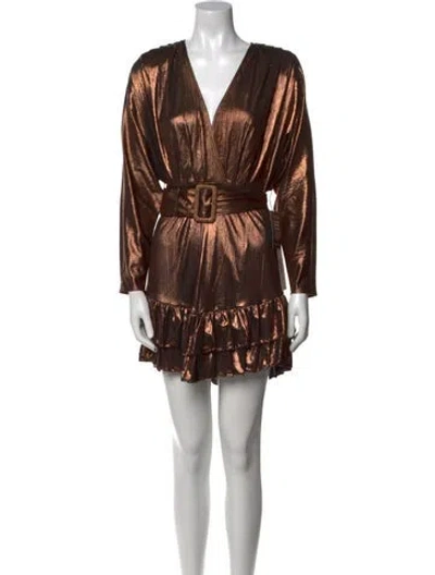 Pre-owned Retroféte Printed Mini Dress W/ Tags