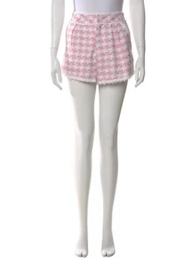 Pre-owned Retroféte Printed Mini Shorts W/ Tags In Pink