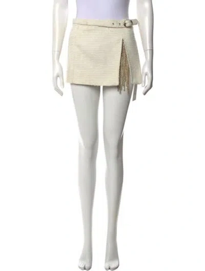 Pre-owned Retroféte Printed Mini Skirt In Neutral
