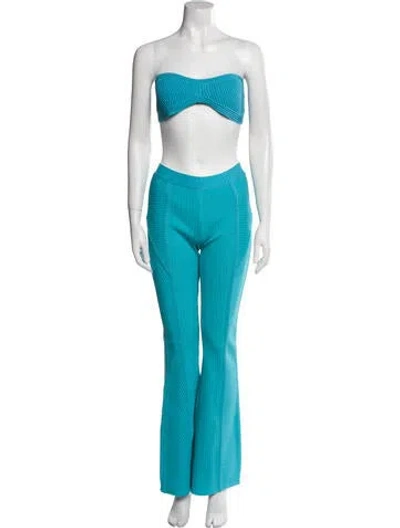 Pre-owned Retroféte Printed Pant Set W/ Tags In Blue