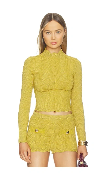 Retroféte Prissy Top In Green