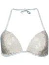 Retroféte Reign Crystal-embellished Bra In Blue