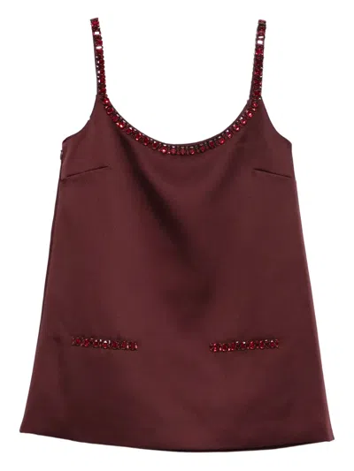 RETROFÉTE REILLY EMBELLISHED MINI DRESS