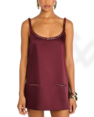 Retroféte Reilly Mini Shift Dress In Red