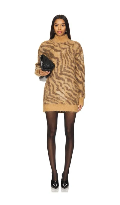 Retroféte Reyna Dress In Mixed Tiger