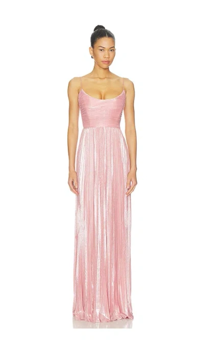 Retroféte Rhosyn Dress In Pink