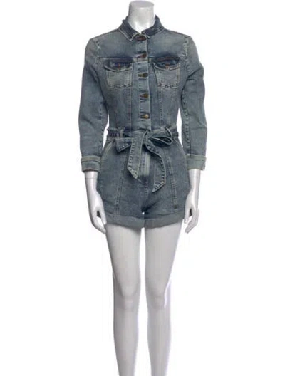 Pre-owned Retroféte Romper In Blue