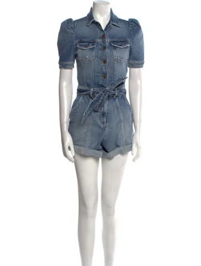 Pre-owned Retroféte Romper In Blue
