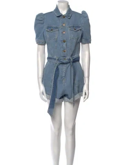 Pre-owned Retroféte Romper In Blue