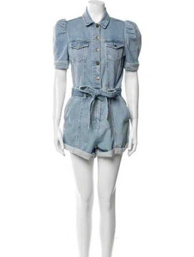 Pre-owned Retroféte Romper In Blue