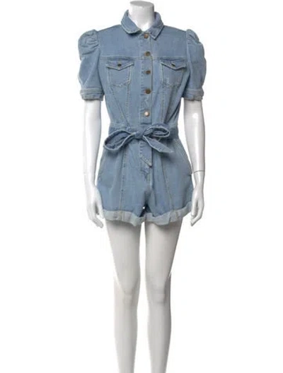 Pre-owned Retroféte Romper In Blue
