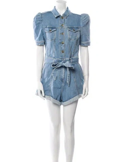 Pre-owned Retroféte Romper In Blue