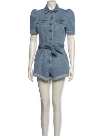Pre-owned Retroféte Romper In Blue