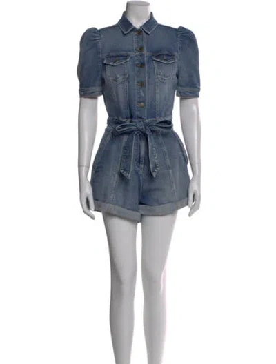 Pre-owned Retroféte Romper In Blue