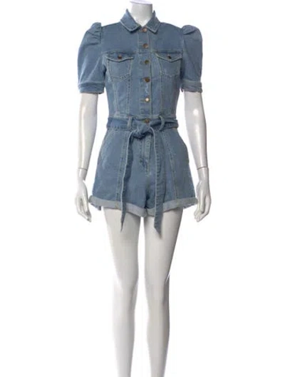 Pre-owned Retroféte Romper In Blue