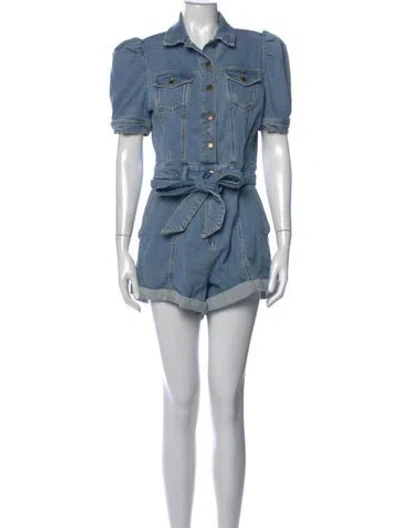 Pre-owned Retroféte Romper In Blue