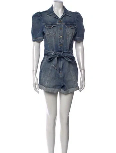 Pre-owned Retroféte Romper In Blue