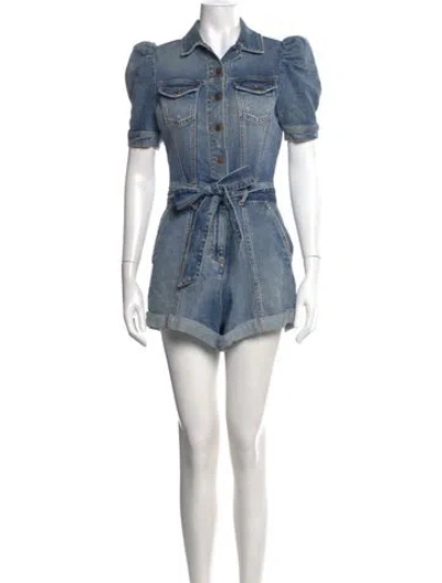 Pre-owned Retroféte Romper In Blue