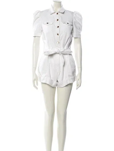 Pre-owned Retroféte Romper In White