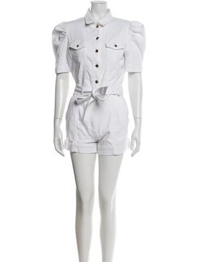 Pre-owned Retroféte Romper In White