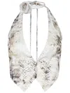 Retroféte Romy Vest In White