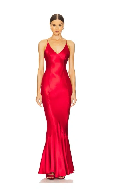 Retroféte Rosalia Dress In Red