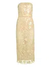 Retroféte Rowen Sequined Lace Midi Dress