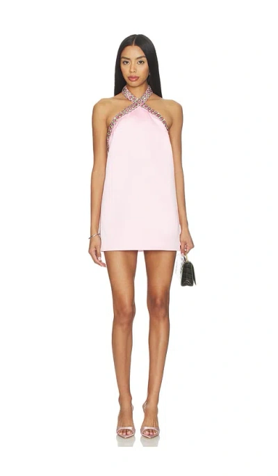 Retrofete Sabry Embellished Dress In Pink