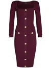 Retroféte Sadelle Knit Dress In Red