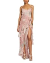 Retroféte Samara Dress Dusty Pink Botanical In Dusty Pink Botanical