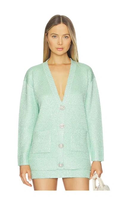 Retroféte Sana Cardigan In Blue