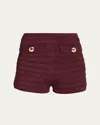 Retroféte Sandra Bandage Knit Shorts