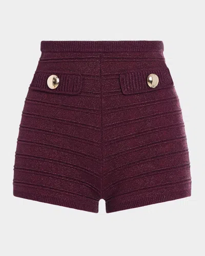 RETROFÉTE SANDRA BANDAGE KNIT SHORTS
