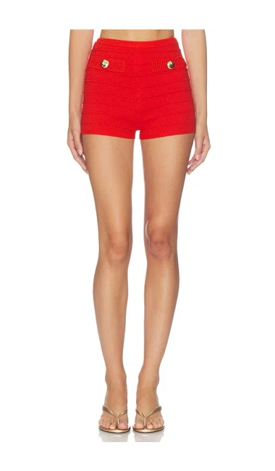 Retroféte Sandra Short In Red