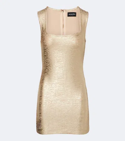 Retroféte Retrofête Saskia Minidress In Neutral