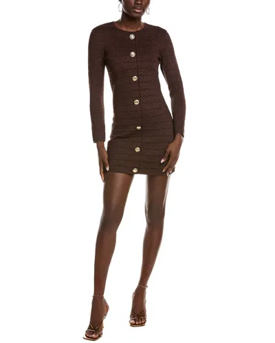 Retroféte Saylor Mini Dress In Brown
