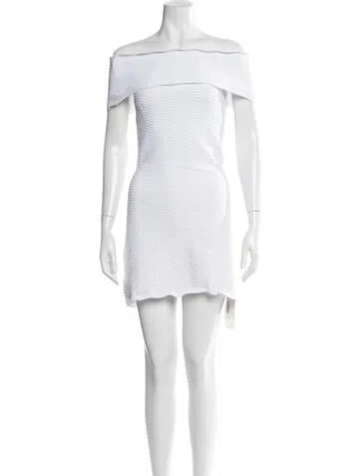 Pre-owned Retroféte Scalloped Accent Dress Set W/ Tags In White
