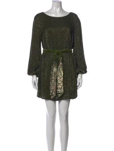 Pre-owned Retroféte Scoop Neck Mini Dress