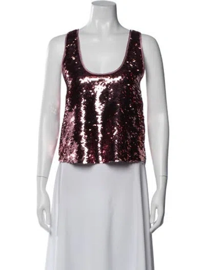 Pre-owned Retroféte Scoop Neck Sleeveless Top W/ Tags In Black