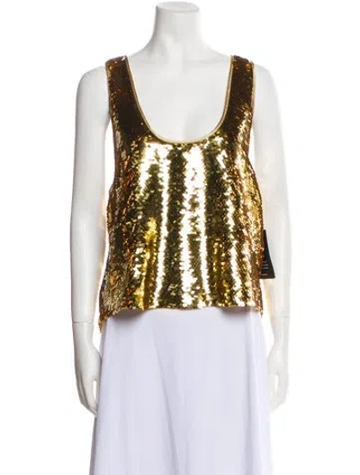 Pre-owned Retroféte Scoop Neck Sleeveless Top W/ Tags In Multi