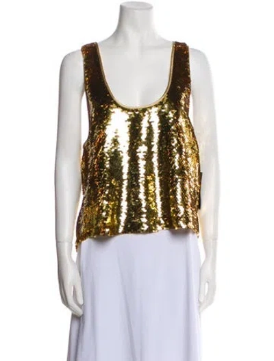 Pre-owned Retroféte Scoop Neck Sleeveless Top W/ Tags In Multi