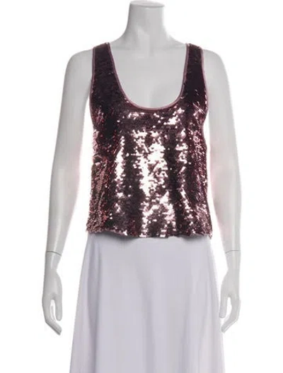 Pre-owned Retroféte Scoop Neck Sleeveless Top W/ Tags In Multicolor
