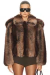 Retroféte Segrid Bomber Jacket In Brown