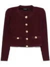 Retroféte Sephira Cardigan In Red