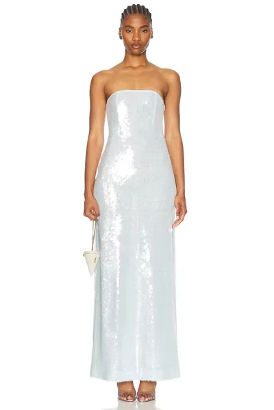 Retroféte Beth Sequin Dress In White