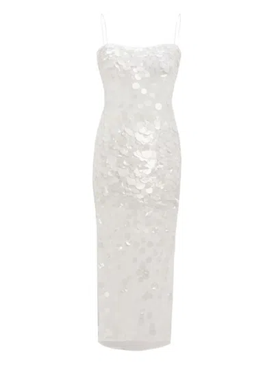 RETROFÉTE SEQUIN-EMBELLISHED MIDI DRESS