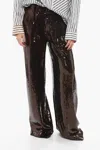 Retroféte Trinity Sequined Crepe Wide-leg Pants