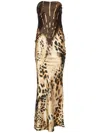 Retroféte Shayna Silk Dress In 中性色